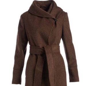 Cole Haan brown wool coat